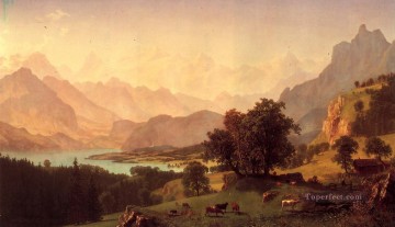 Alpes de Berna Albert Bierstadt Montaña Pinturas al óleo